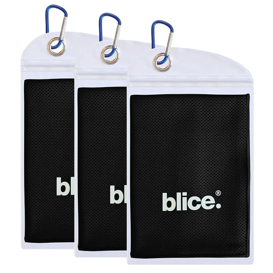 Pack Serviette rafraîchissante Blice Noir X3